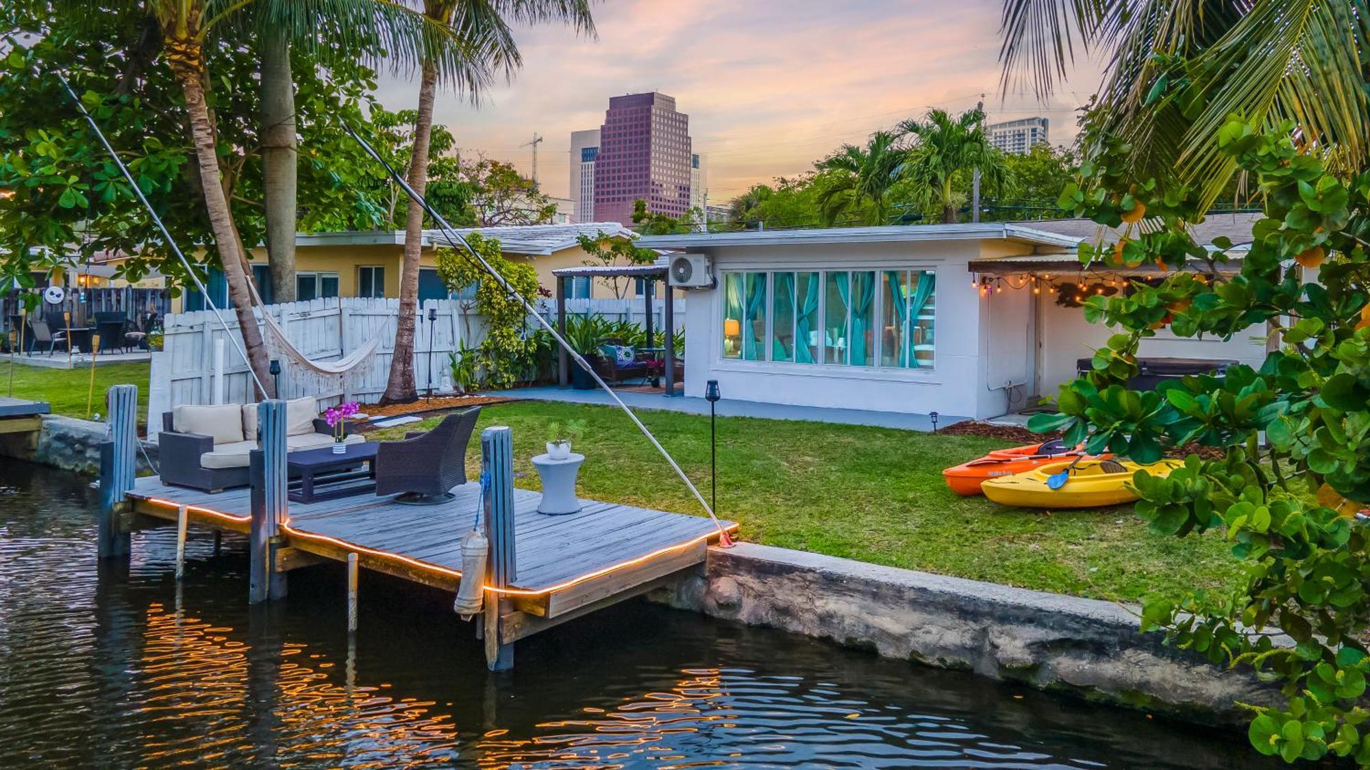 Riverwalk Villa I Private Dock & Hot Tub Fort Lauderdale Exterior photo