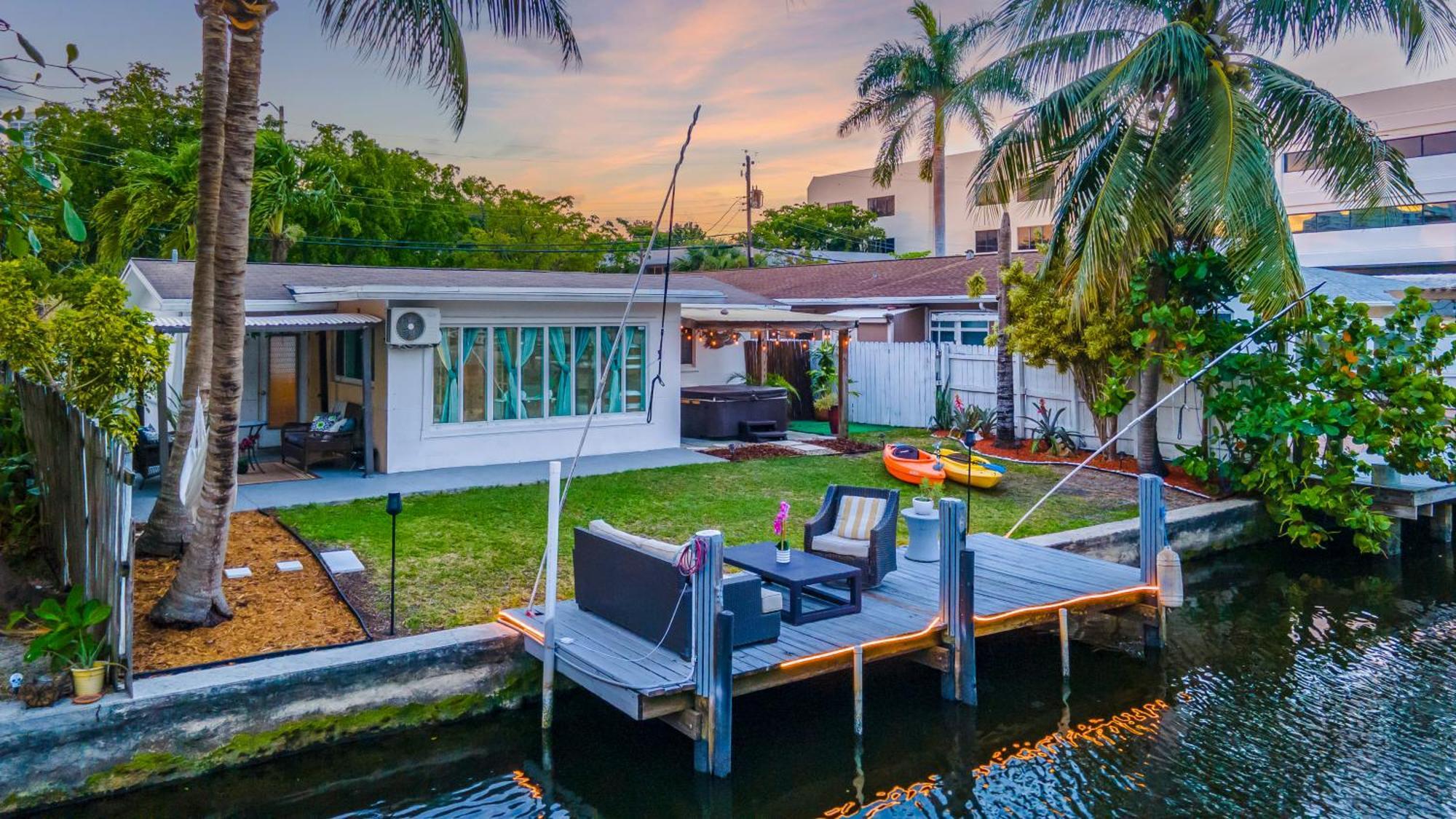 Riverwalk Villa I Private Dock & Hot Tub Fort Lauderdale Exterior photo